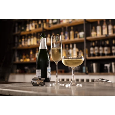 Olympia Bar Collection Crystal Champagne Saucers 200ml (6 Pack) - GF732