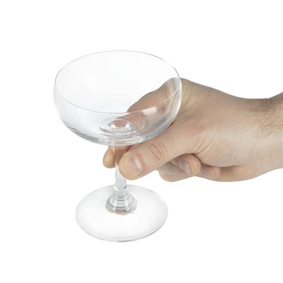 Olympia Bar Collection Crystal Champagne Saucers 200ml (6 Pack) - GF732