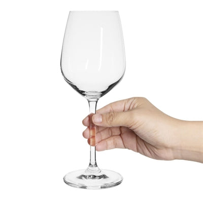 Olympia Chime Crystal Wine Glasses 365ml (6 Pack) - GF733