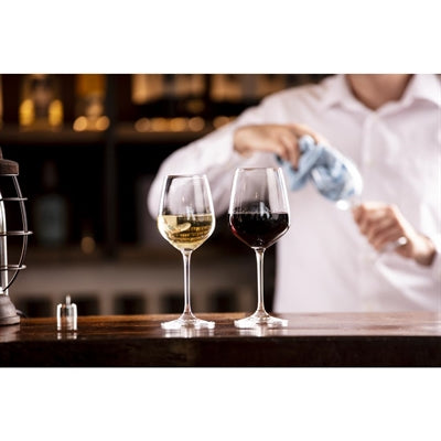 Olympia Chime Crystal Wine Glasses 365ml (6 Pack) - GF733