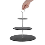 Olympia 3 Tier Slate Afternoon Tea Stand - GF991