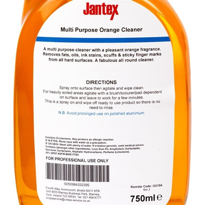 Jantex Citrus Multi-Purpose Cleaner Ready To Use 750ml - GG184