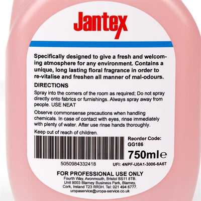 Jantex Air Freshener Spray Ready To Use 750ml - GG186