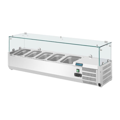 Polar G-Series Countertop Prep Fridge 4x GN 1/3 & 1x 1/2GN - GH261