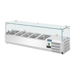 Polar G-Series Countertop Prep Fridge 4x GN 1/3 & 1x 1/2GN - GH261