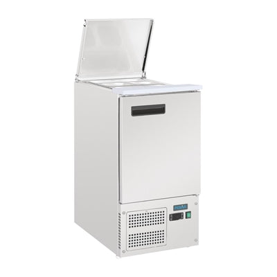 Polar G-Series Single Door Saladette Prep Counter Fridge - GH333