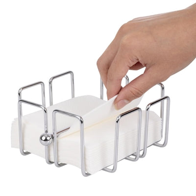 Olympia Cocktail Napkin Holder with Weight 140 x 140mm - GH407