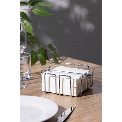 Olympia Cocktail Napkin Holder with Weight 140 x 140mm - GH407