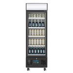 Polar G-Series Upright Display Fridge 218Ltr Black - GH426
