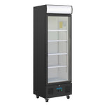 Polar G-Series Upright Display Fridge 368Ltr Black - GH427