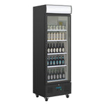 Polar G-Series Upright Display Fridge 368Ltr Black - GH427