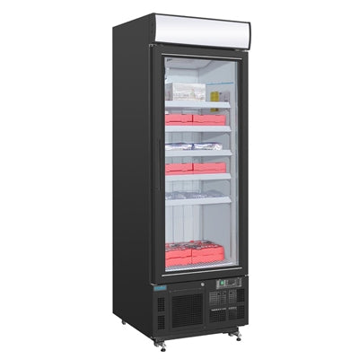 Polar G-Series Upright Display Freezer 412Ltr Black - GH428