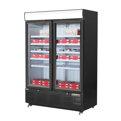 Polar G-Series Upright Display Freezer 920Ltr Black - GH429