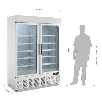 Polar G-Series Upright Display Freezer 920Ltr - GH507