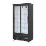 Polar Upright Back Bar Cooler with Sliding Doors 490Ltr - GJ448
