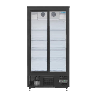 Polar Upright Back Bar Cooler with Sliding Doors 490Ltr - GJ448