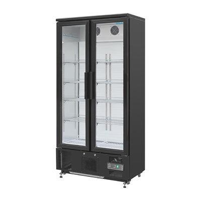 Polar Upright Back Bar Cooler with Hinged Doors 490Ltr - GJ449