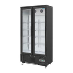 Polar Upright Back Bar Cooler with Hinged Doors 490Ltr - GJ449
