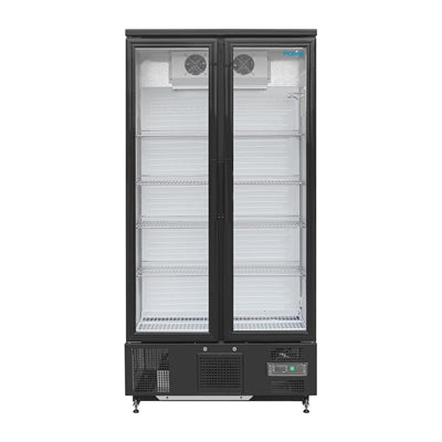Polar Upright Back Bar Cooler with Hinged Doors 490Ltr - GJ449