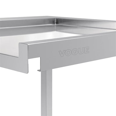 Vogue Pass Through Dishwash Table Left 600mm - GJ533