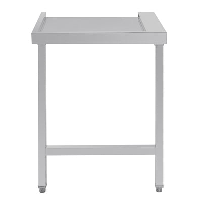 Vogue Pass Through Dishwash Table Left 600mm - GJ533