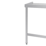 Vogue Pass Through Dishwash Table Left 600mm - GJ533