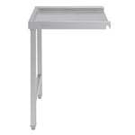 Vogue Pass Through Dishwash Table Right 600mm - GJ534