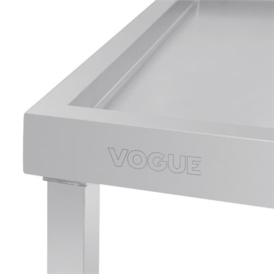 Vogue Pass Through Dishwash Table Right 600mm - GJ534