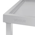 Vogue Pass Through Dishwash Table Right 600mm - GJ534