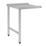 Vogue Pass Through Dishwash Table Right 600mm - GJ534