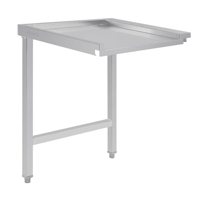 Vogue Pass Through Dishwash Table Right 600mm - GJ534