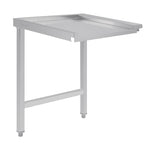 Vogue Pass Through Dishwash Table Right 600mm - GJ534