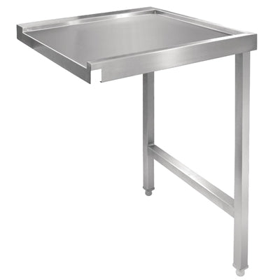 Vogue Pass Through Dishwash Table Right 600mm - GJ534