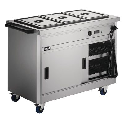 Lincat Panther 670 Series Hot Cupboard with Bain Marie P6B3 - GJ575
