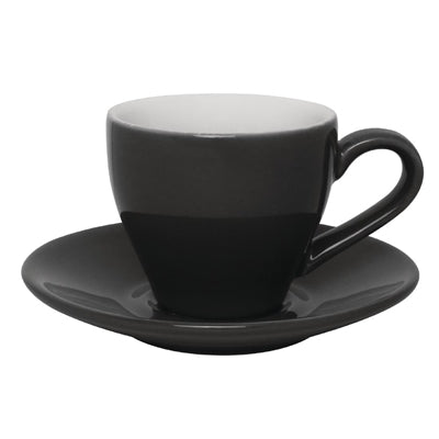 Olympia Cafe Espresso Cups Charcoal 100ml (12 Pack) - GK072