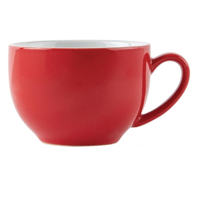 Olympia Cafe Cappuccino Cups Red 340ml (12 Pack) - GK076
