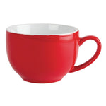 Olympia Cafe Cappuccino Cups Red 340ml (12 Pack) - GK076
