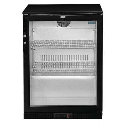 Polar G-Series Back Bar Cooler with Hinged Door Black 138Ltr - GL001