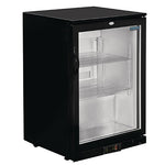 Polar G-Series Back Bar Cooler with Hinged Door Black 138Ltr - GL001
