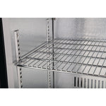 Polar G-Series Back Bar Cooler with Hinged Doors Black 330Ltr - GL004