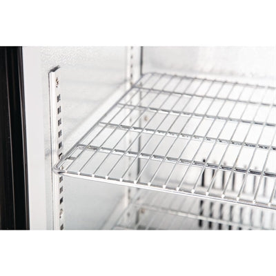 Polar G-Series 900mm Triple Solid Door Back Bar Cooler Black 330Ltr - GL017