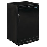Polar G-Series 900mm Single Solid Door Back Bar Cooler Black 138Ltr - GL015