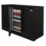 Polar G-Series 900mm Triple Solid Door Back Bar Cooler Black 330Ltr - GL017