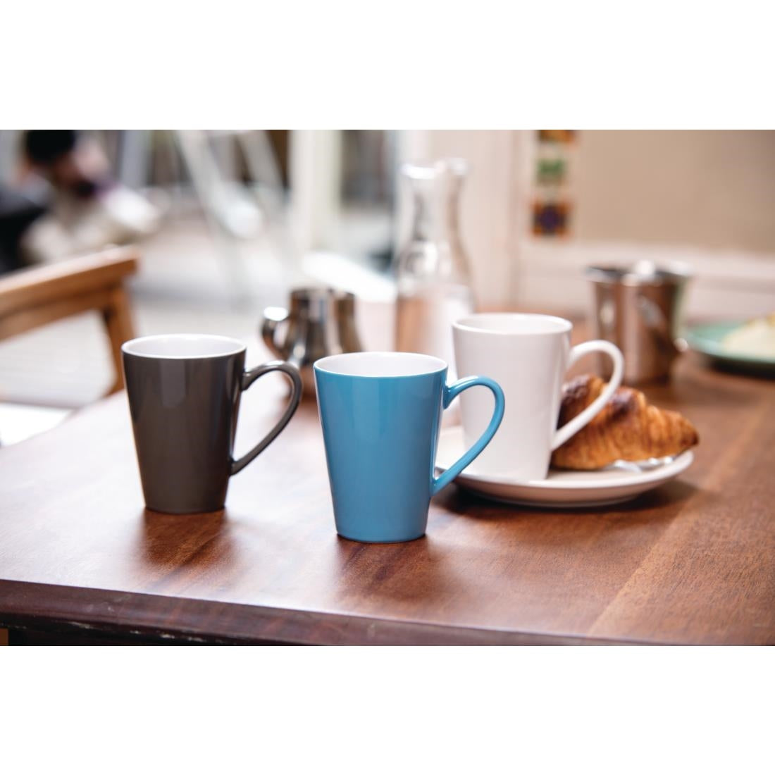 Olympia Cafe Saucers Red 158mm (12 Pack) - GL047