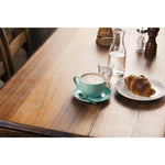 Olympia Cafe Espresso Saucers Aqua 158mm (12 Pack) - GL464