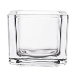Olympia Glasses Tealight Holders Square Clear (6 Pack) - GM224