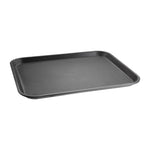 Olympia Kristallon PP Rectangular Non-Slip Tray Black 355x455mm - GM239