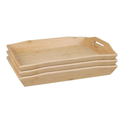 Olympia Bamboo Rectangular Tray 290x381mm - GM249