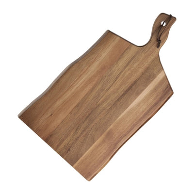 Olympia Acacia Wood Wavy Handled Wooden Board Large 355mm - GM264