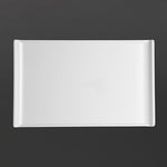 Olympia Kristallon Melamine Platter White 530 x 330mm - GM284